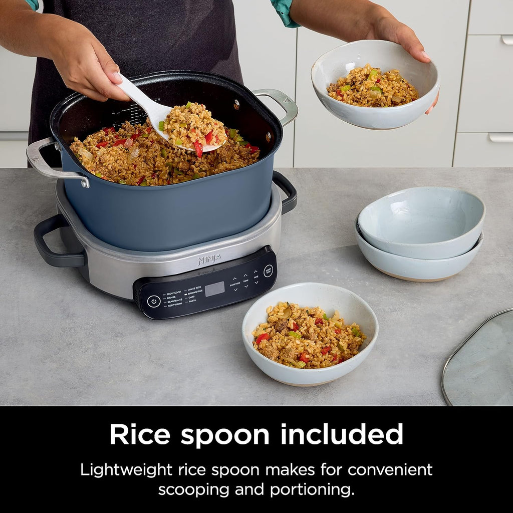 Mijoteuse Ninja 8,5 pintes, multicuiseur avec four hollandais et cuiseur vapeur