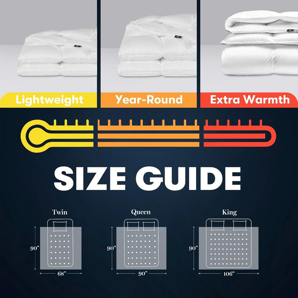 Couette hypoallergénique de luxe