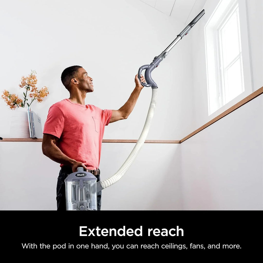 Aspirateur vertical Navigator amovible de luxe avec grand bac à poussière, filtre HEPA et volant pivotant