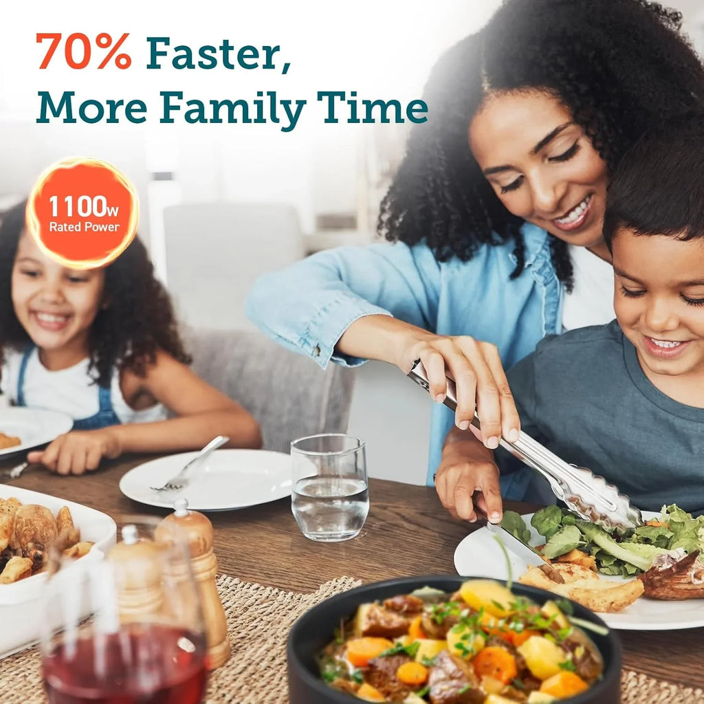 Autocuiseur multifonction en acier inoxydable COSORI de 6 litres avec pot intérieur en céramique pour le riz, la cuisson lente, la cuisson sous vide et les sautés