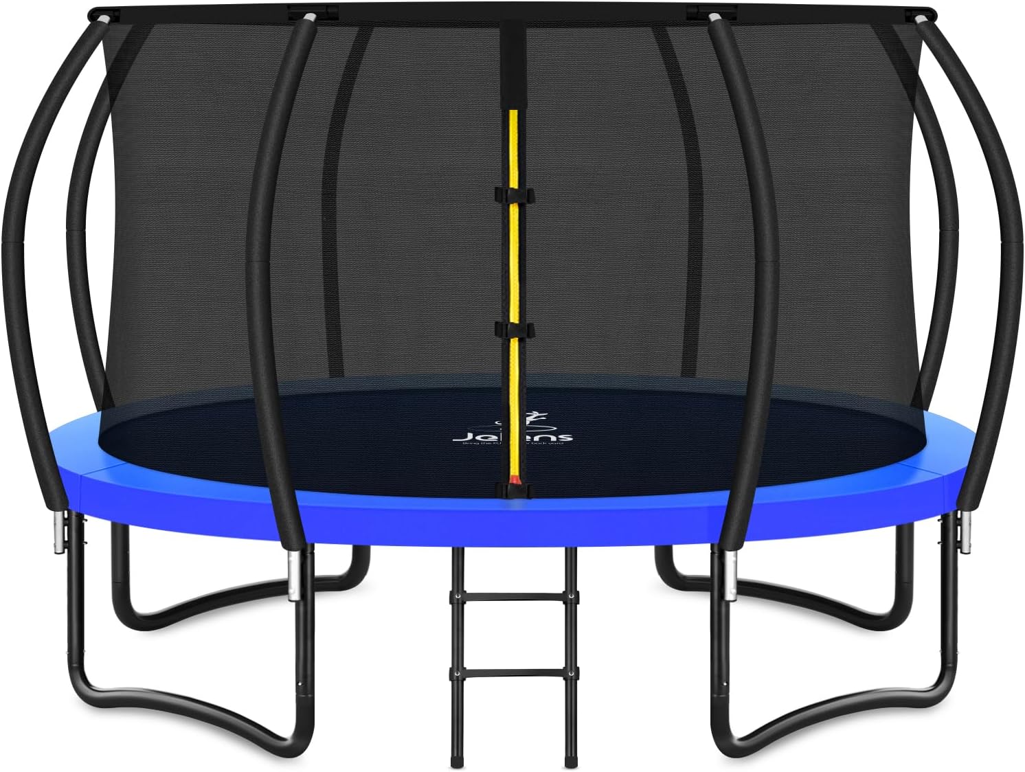 Trampoline Trampoline de loisirs avec filet de clôture et échelle, trampoline d'extérieur antirouille pour enfants et adultes