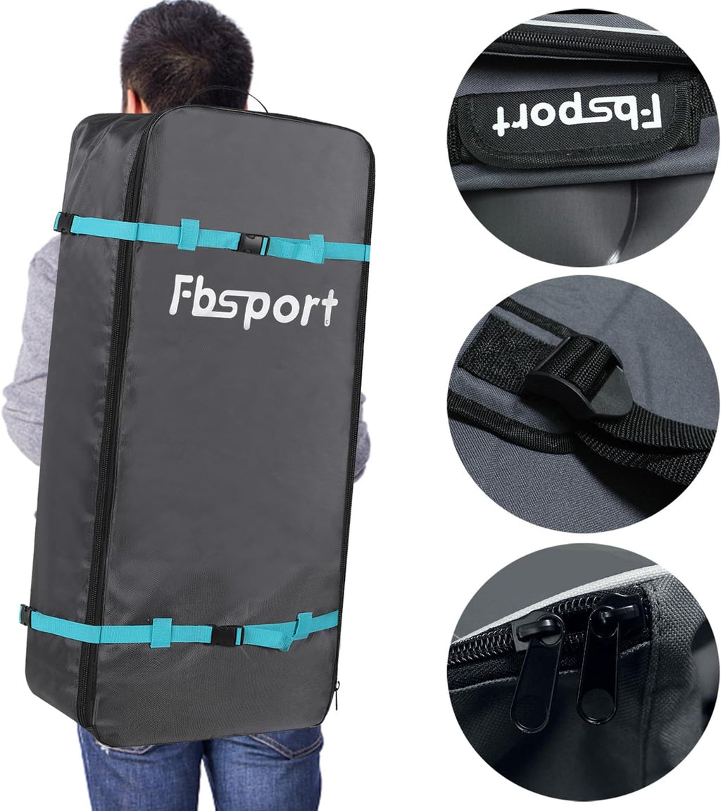 Planche de stand up paddle FBSPORT Premium 11', planche de yoga, contrôle du surf, pont antidérapant, attache, pagaie et pompe