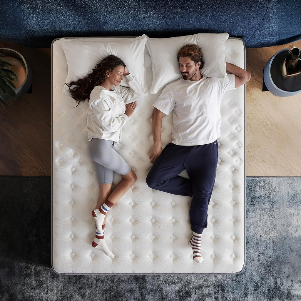 Matelas hybride Queen Size de 12 pouces en mousse à mémoire de forme et gel