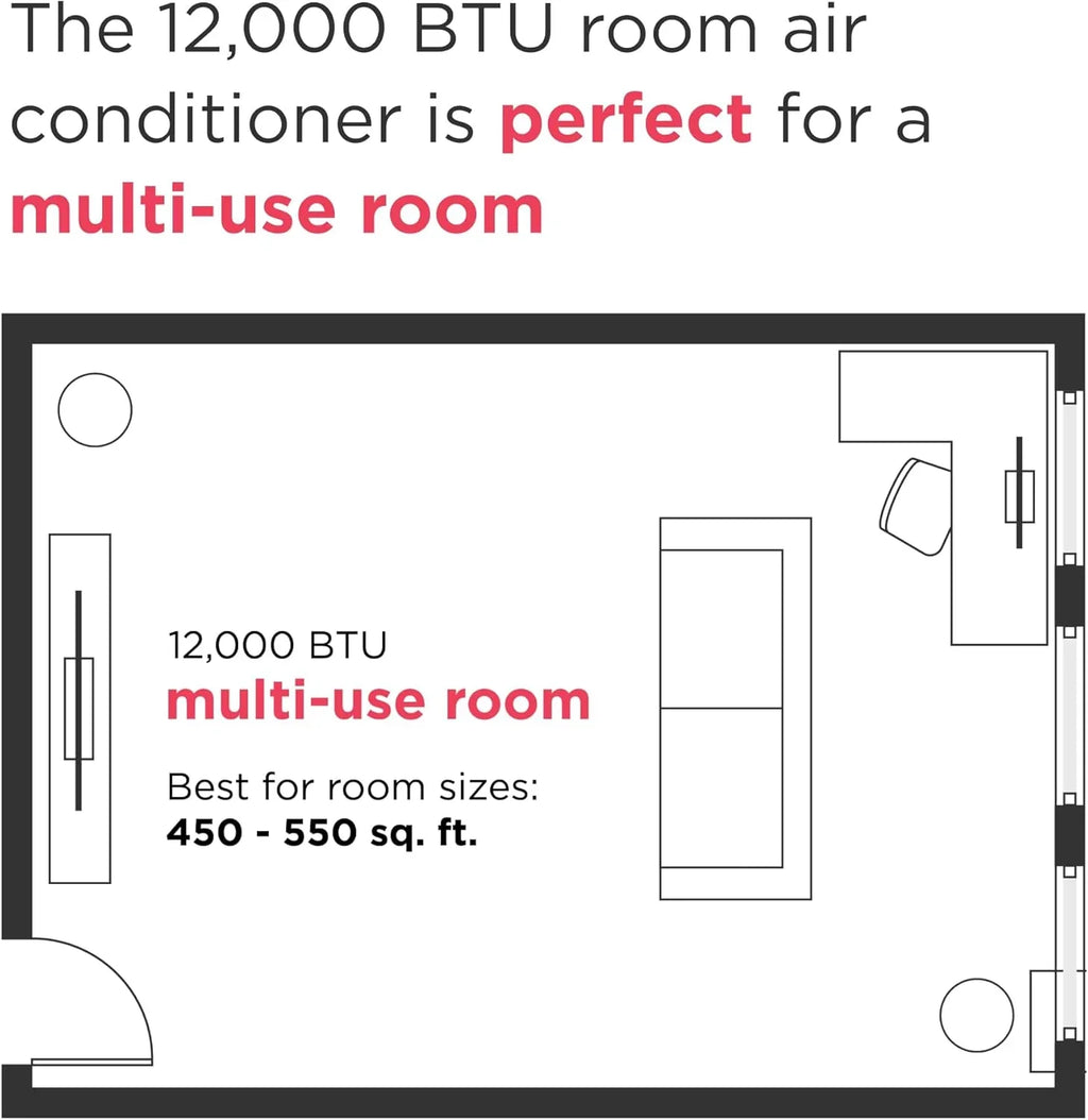 Climatiseur Frigidaire GHWQ103WC1 Inverter silencieux, 10 000 BTU, avec Wi-Fi