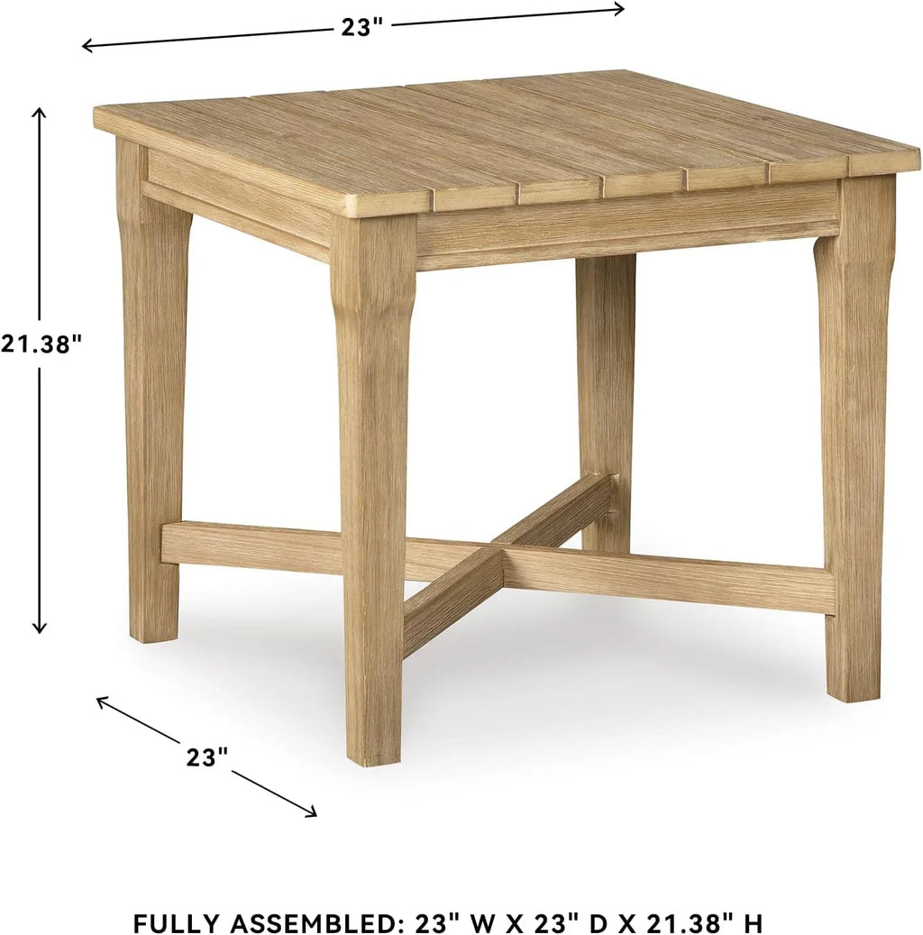 Terrasse extérieure avec vue sur la côte et canapé en eucalyptus