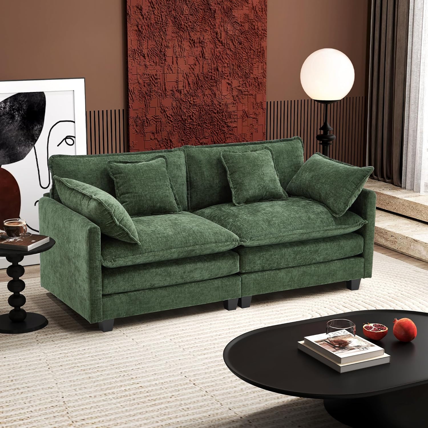 Canapé modulaire moderne en forme de U de 146 pouces d'ihanherry