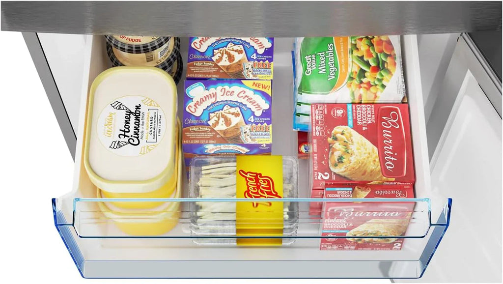 Réfrigérateur Sharp à congélateur inférieur, profondeur de comptoir, 24 pouces, 11,5 pieds cubes