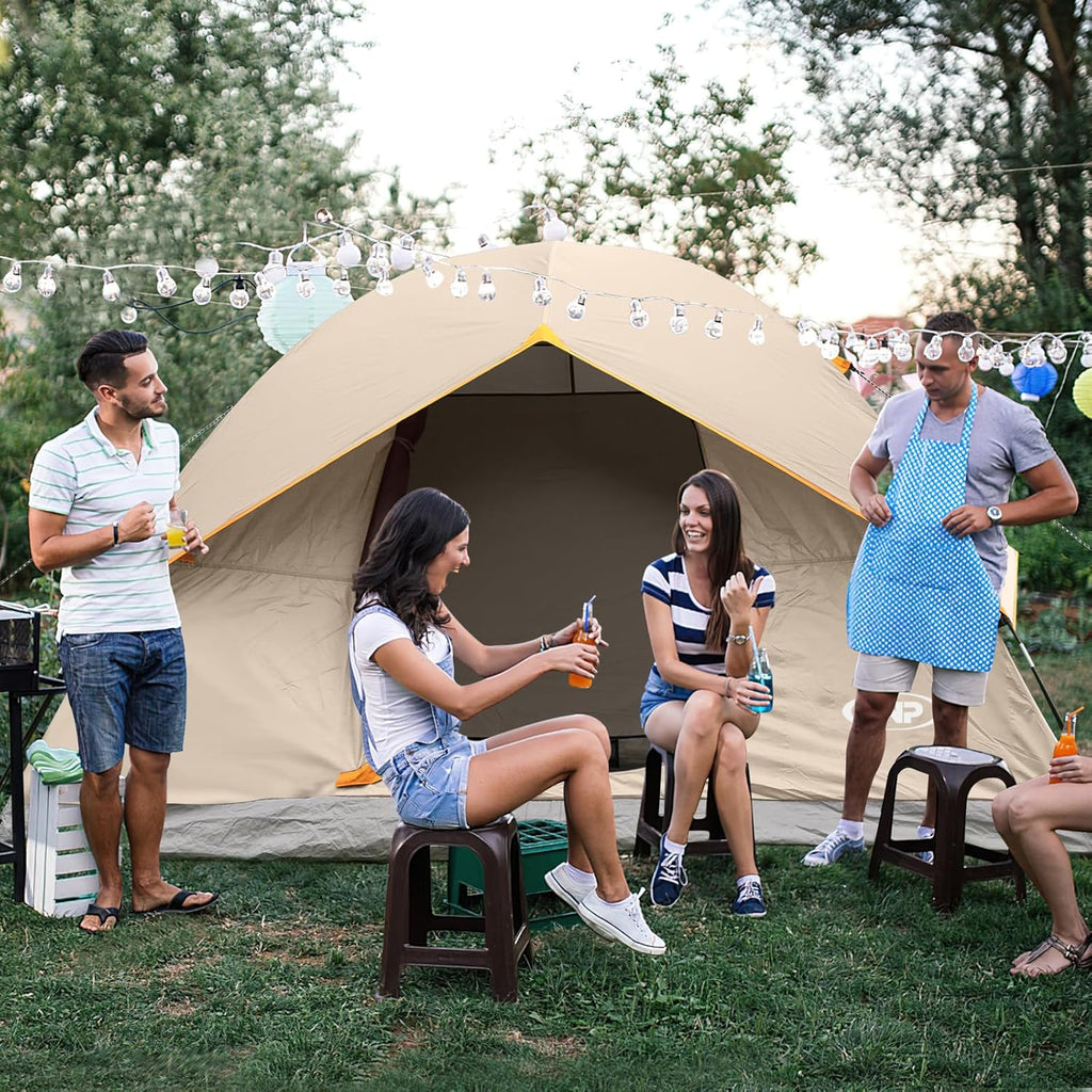 Tente de camping dôme 2/3/4/6 personnes, portable, pour l'extérieur et la randonnée, plage