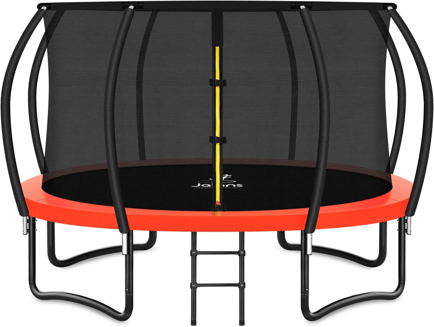 Trampoline Trampoline de loisirs avec filet de clôture et échelle, trampoline d'extérieur antirouille pour enfants et adultes