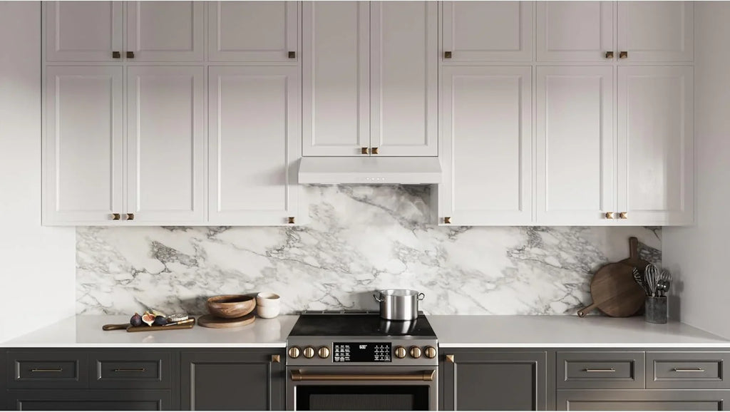 Hotte de cuisinière sous-armoire Broan-NuTone Glacier à trois vitesses avec éclairage DEL, conforme aux normes ADA