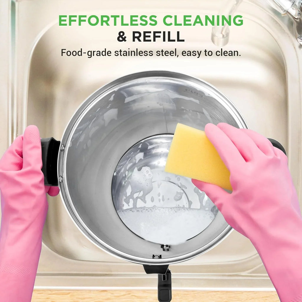 Chauffe-eau et distributeur d'eau chaude NutriChef, distributeur de boissons électrique 8 L