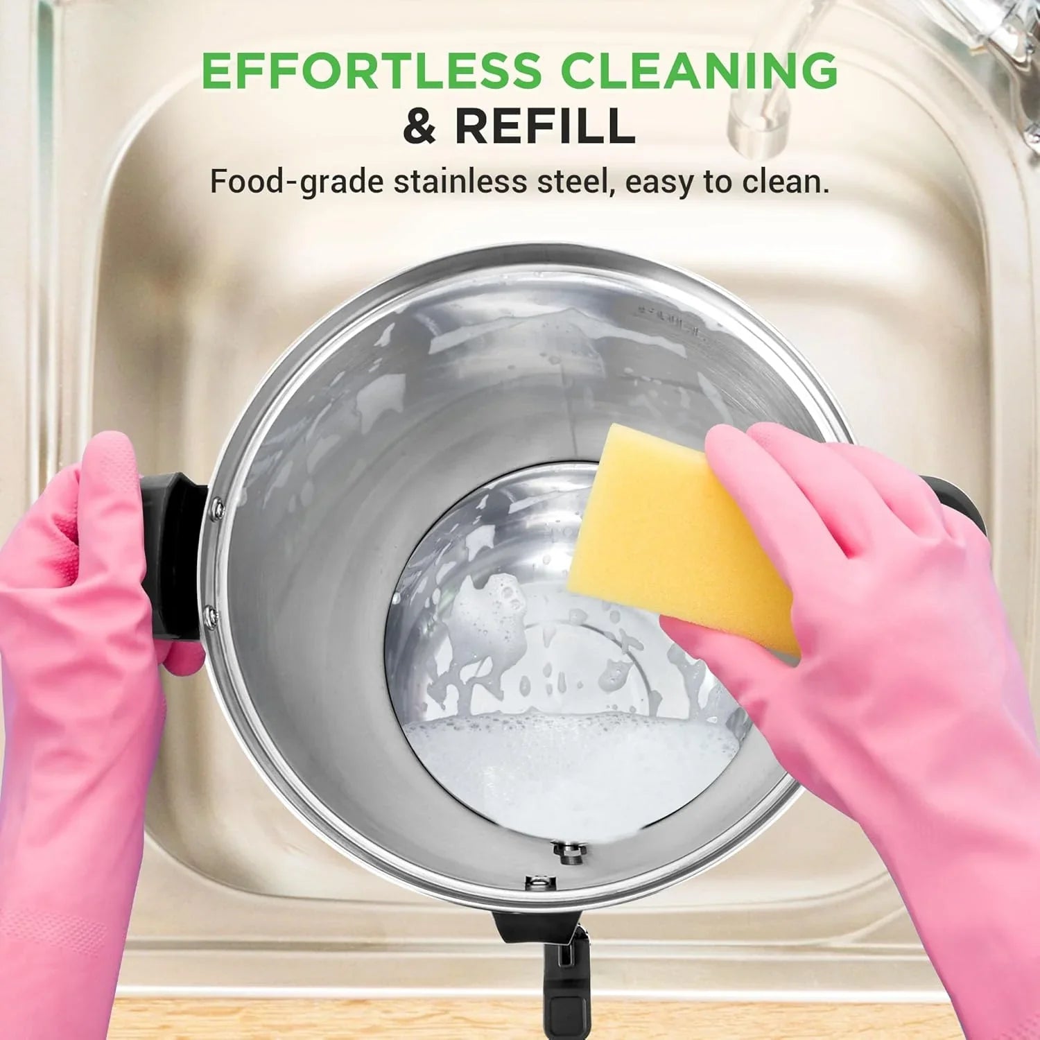 Chauffe-eau et distributeur d'eau chaude NutriChef, distributeur de boissons électrique 8 L