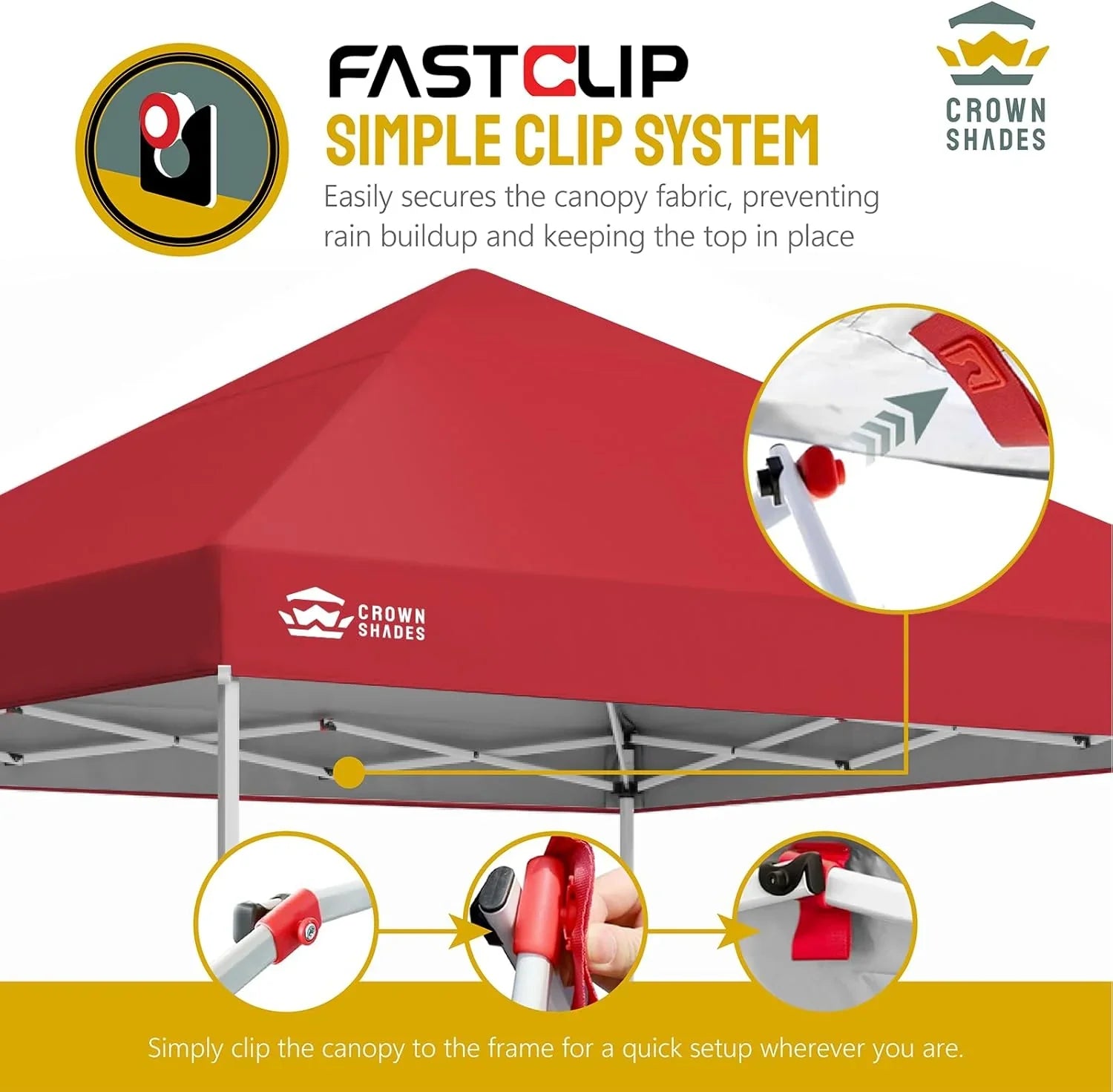 Auvent pop-up 10x10 - Installation en un clic - Tente de plage - Parasol extérieur avec dessus argenté, 3 hauteurs et 4 poches à sable