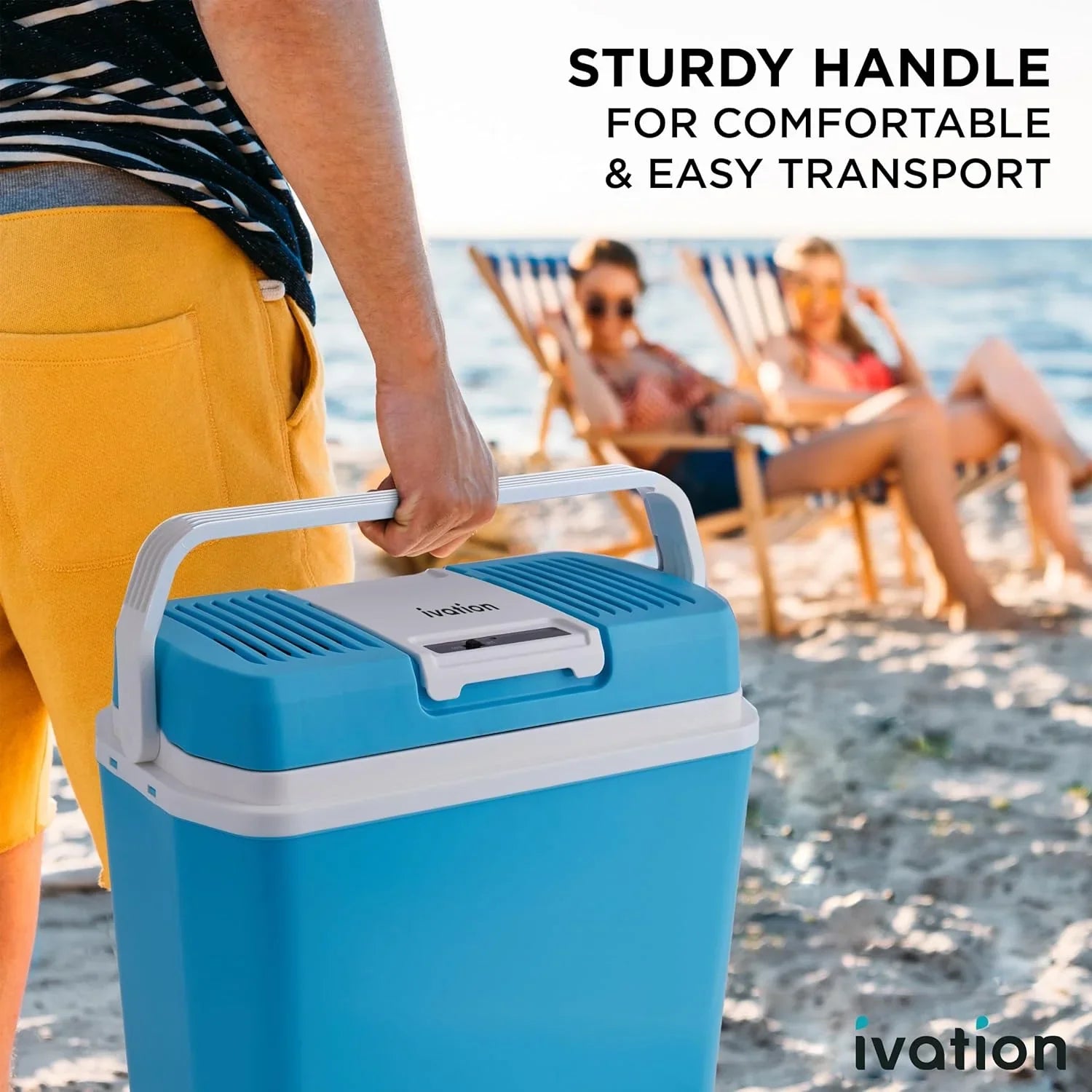 Réfrigérateur électrique chauffant | Réfrigérateur thermoélectrique portable 24 L