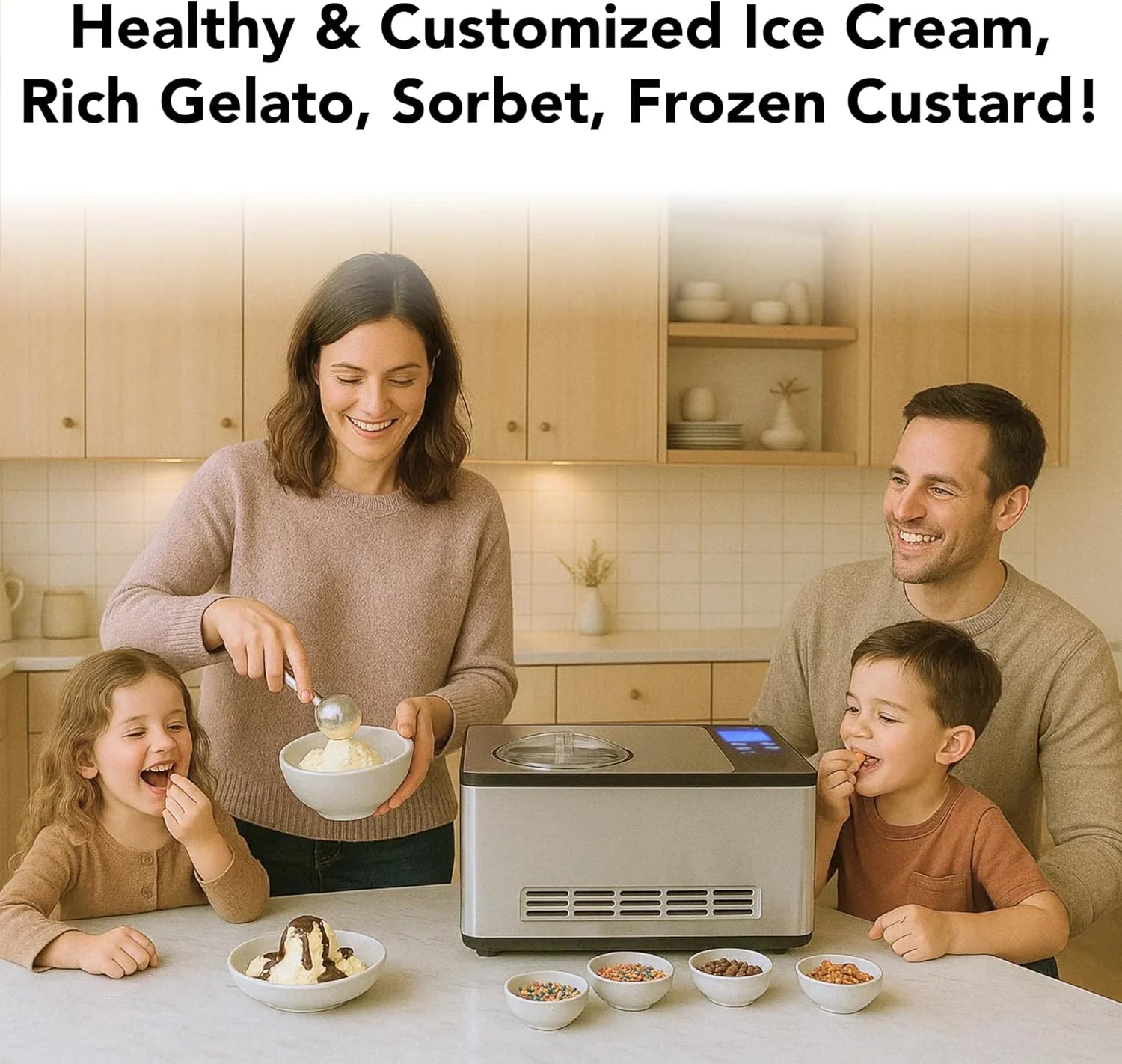 Sorbetière Whynter ICR-300SS 0,5 pinte en acier inoxydable avec compresseur