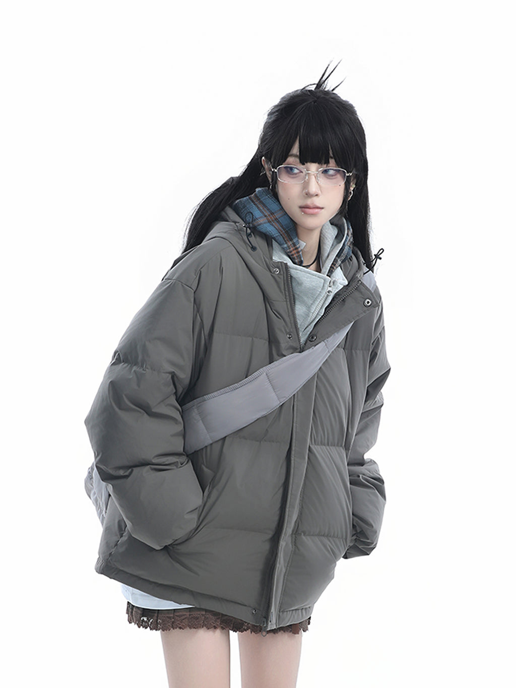 Unisex Couple Puffer Jacket for Women Winter Thick Warm 90 White Duck Down Coat
