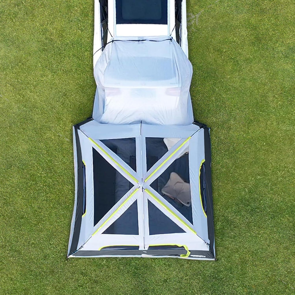 Tente SUV pour camping, tente hayon SUV 6 personnes - Installation facile avec double toit