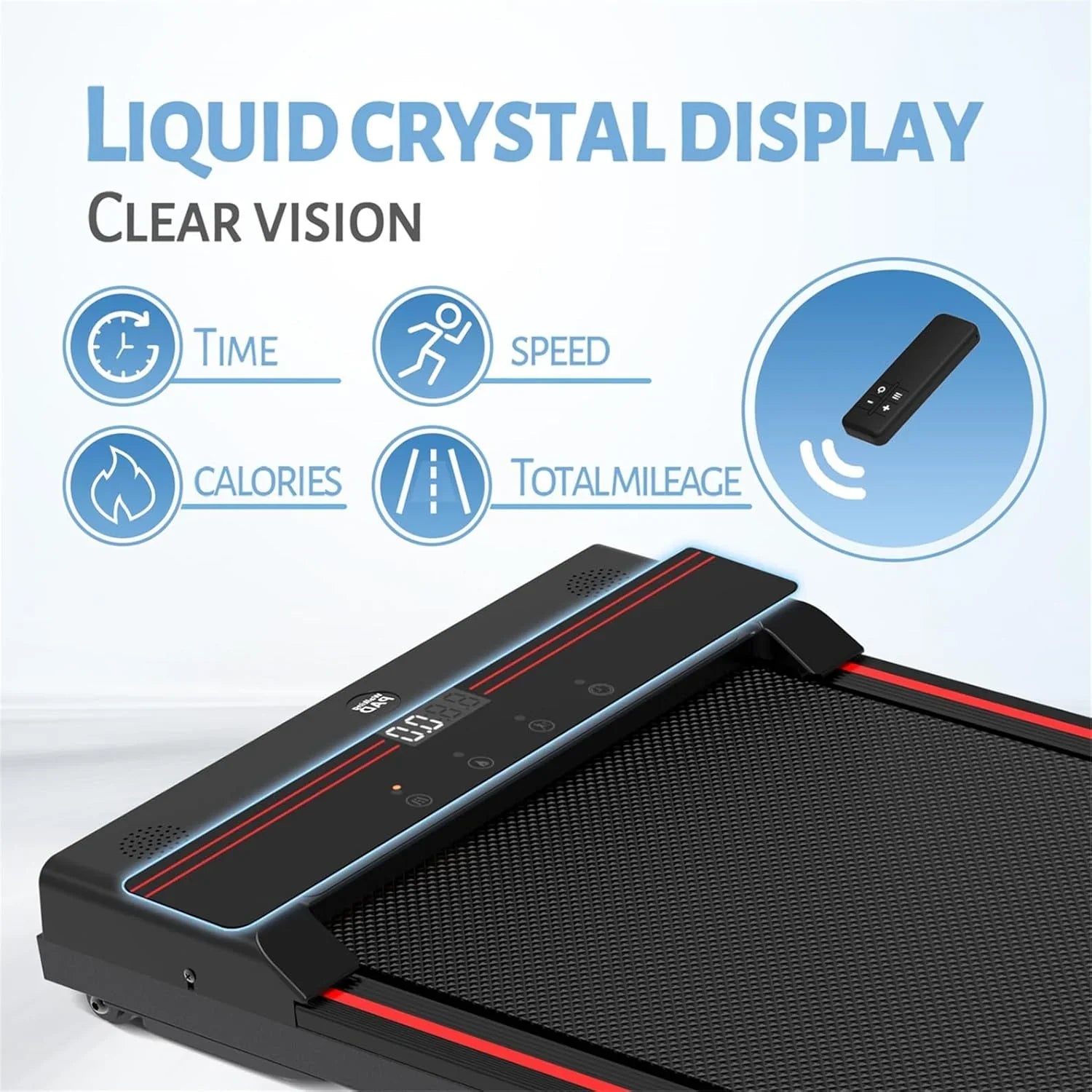 Tapis de course vibrant Sperax (avec application) 3 en 1 sous le bureau, tapis de course silencieux de 2,5 CV (avec télécommande), tapis de course portable pour la maison et le bureau