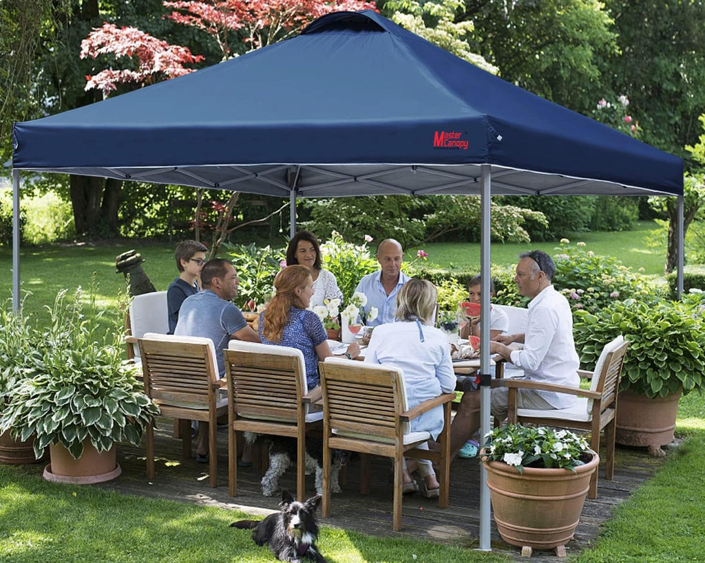 Tente pop-up robuste avec sac à roulettes (10 x 10, noir)