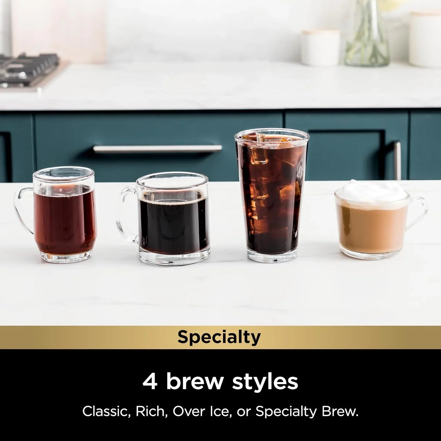 Cafetière Ninja à dose unique, réservoir de 1,6 l (56 oz)