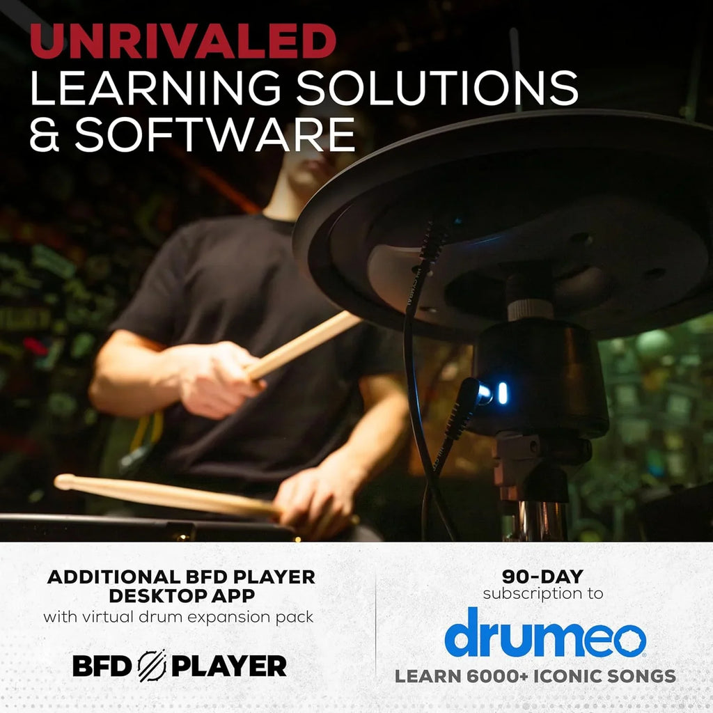 Batterie électronique Alison Strata Prime avec écran tactile et tête à grille double zone