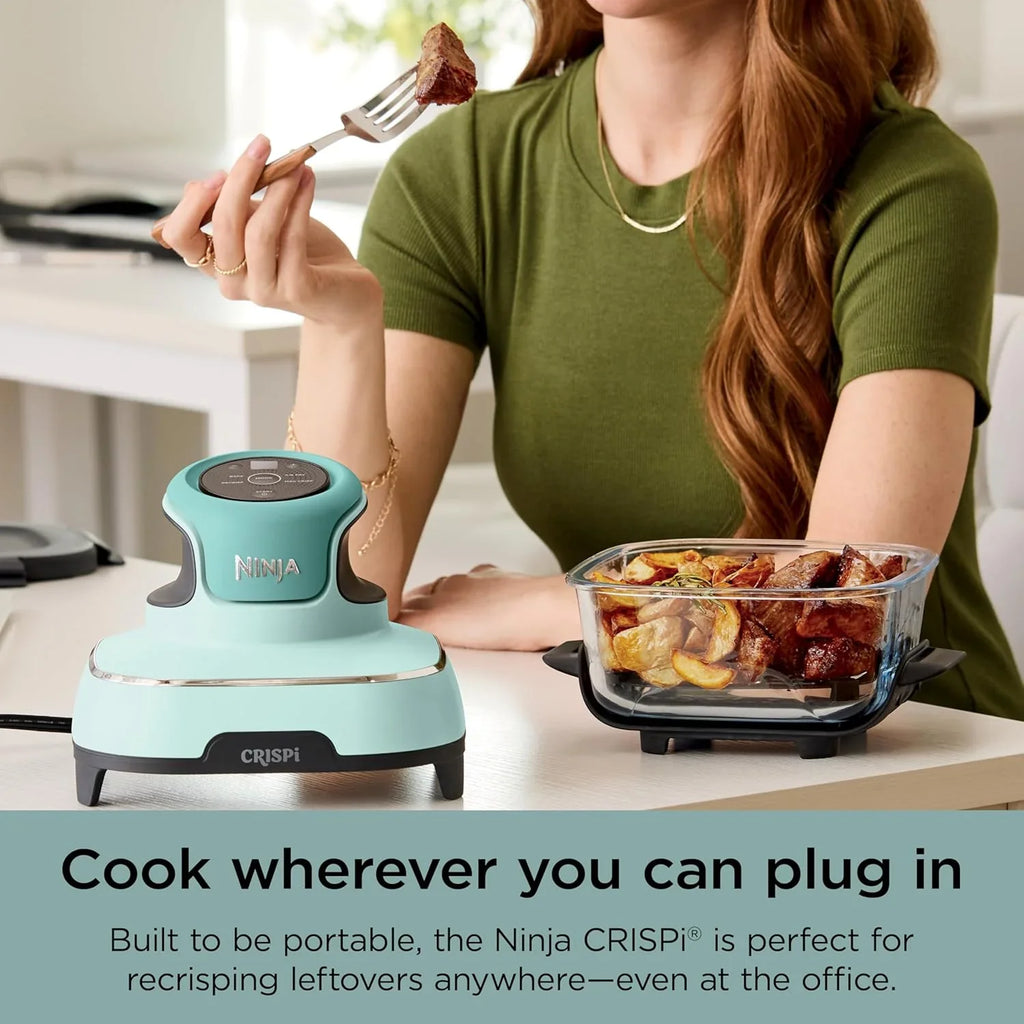 Ninja Crispi Friteuse à air portative en verre 4-en-1