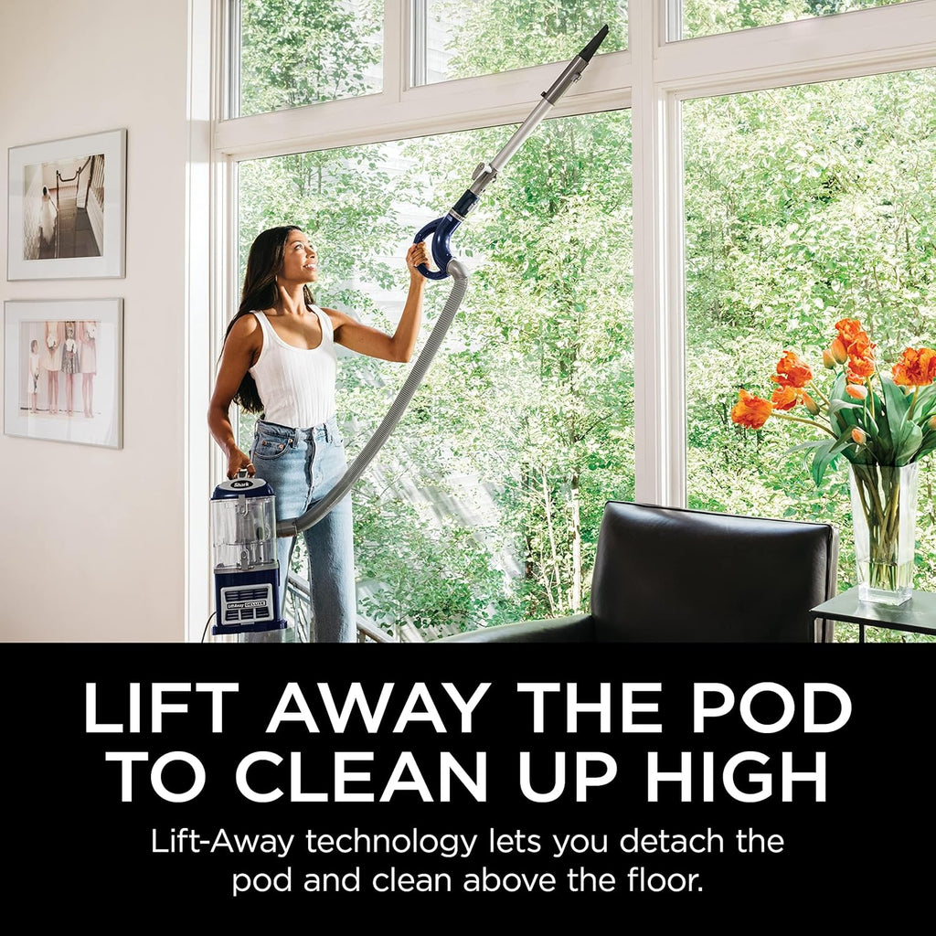 Aspirateur vertical Navigator amovible de luxe avec grand bac à poussière, filtre HEPA et volant pivotant