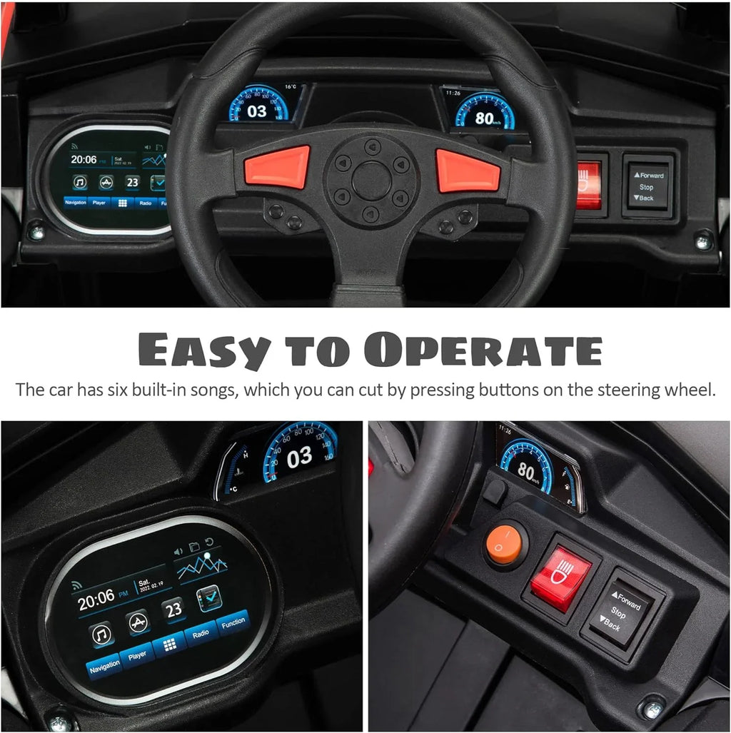 Voiture électrique tout-terrain TOBBI 12 V pour enfants