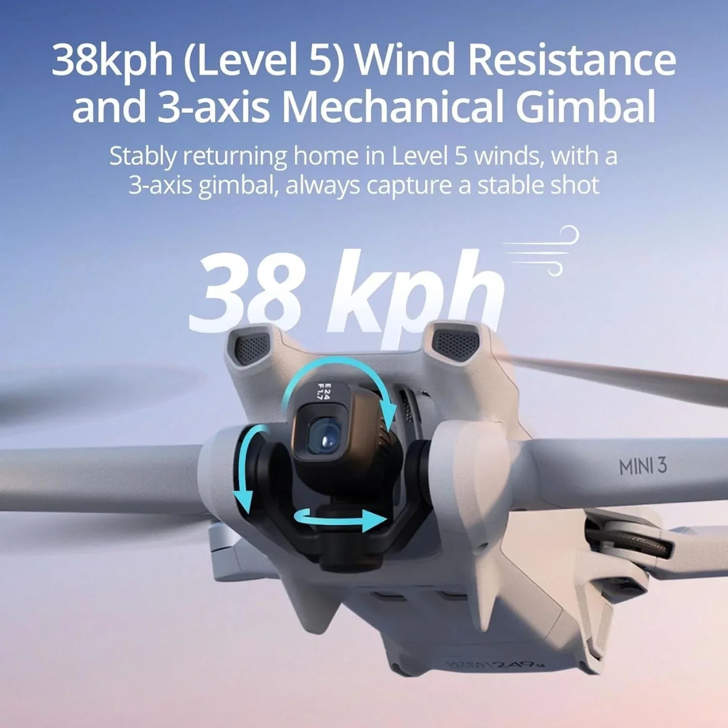 Drone DJI Mini 3 Adult 4K Camera : 38 minutes de temps de vol et jusqu'à 10 km (32 800 pi) de distance de transmission vidéo