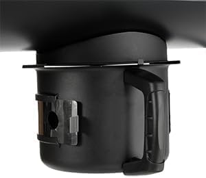 TEENO Houtskoolbarbecue, XXL kookrooster, anti-verbrandingshandschoenen, thermometer, aslade, verstelbare ventilatieopening, grote houtskoolbarbecue (basismodel) 