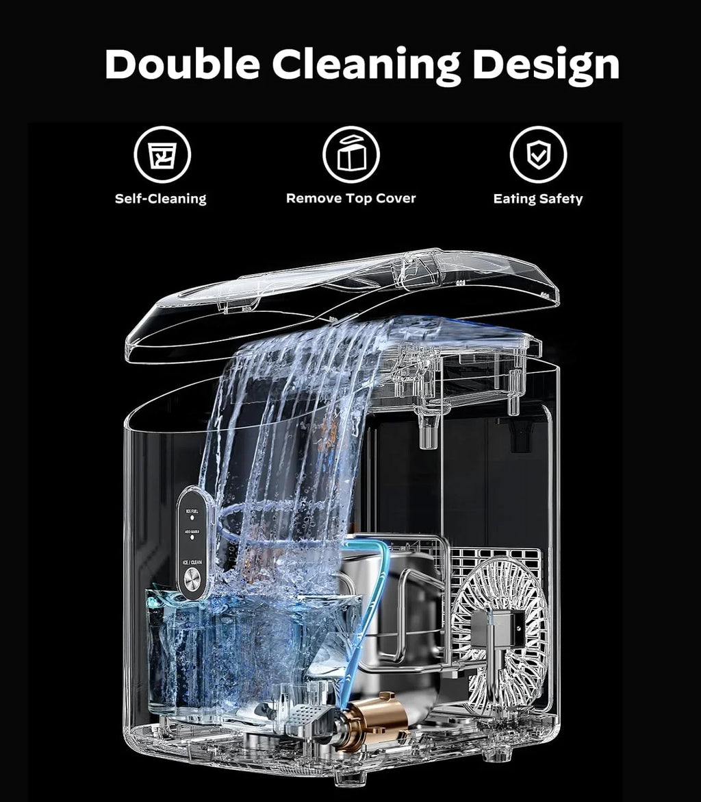 Machine à glace à mâcher Silonn avec fonction autonettoyante