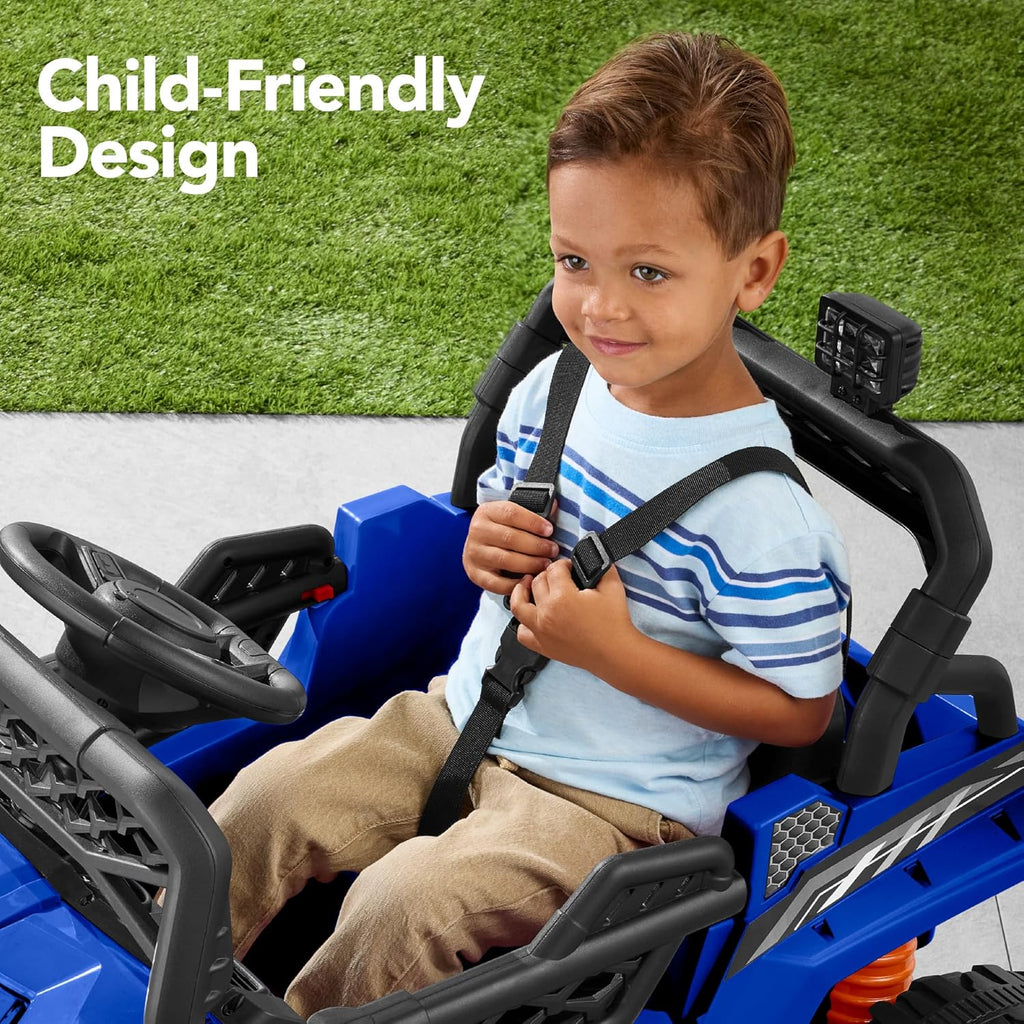 Voiture électrique UTV noire pour enfants