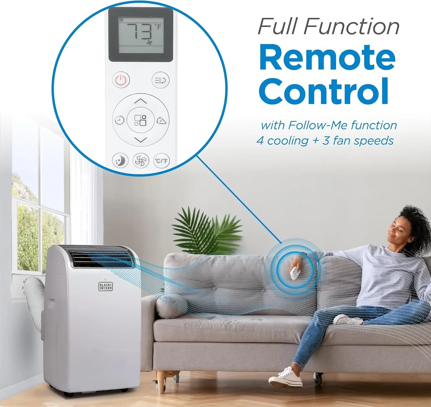 Climatiseur portatif BLACK+DECKER 8 000 BTU