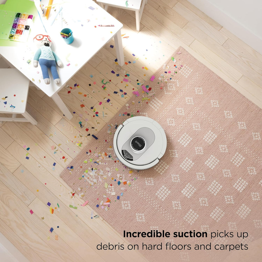 Aspirateur robot, commande vocale, navigation, carte du domicile, stockage de 60 jours