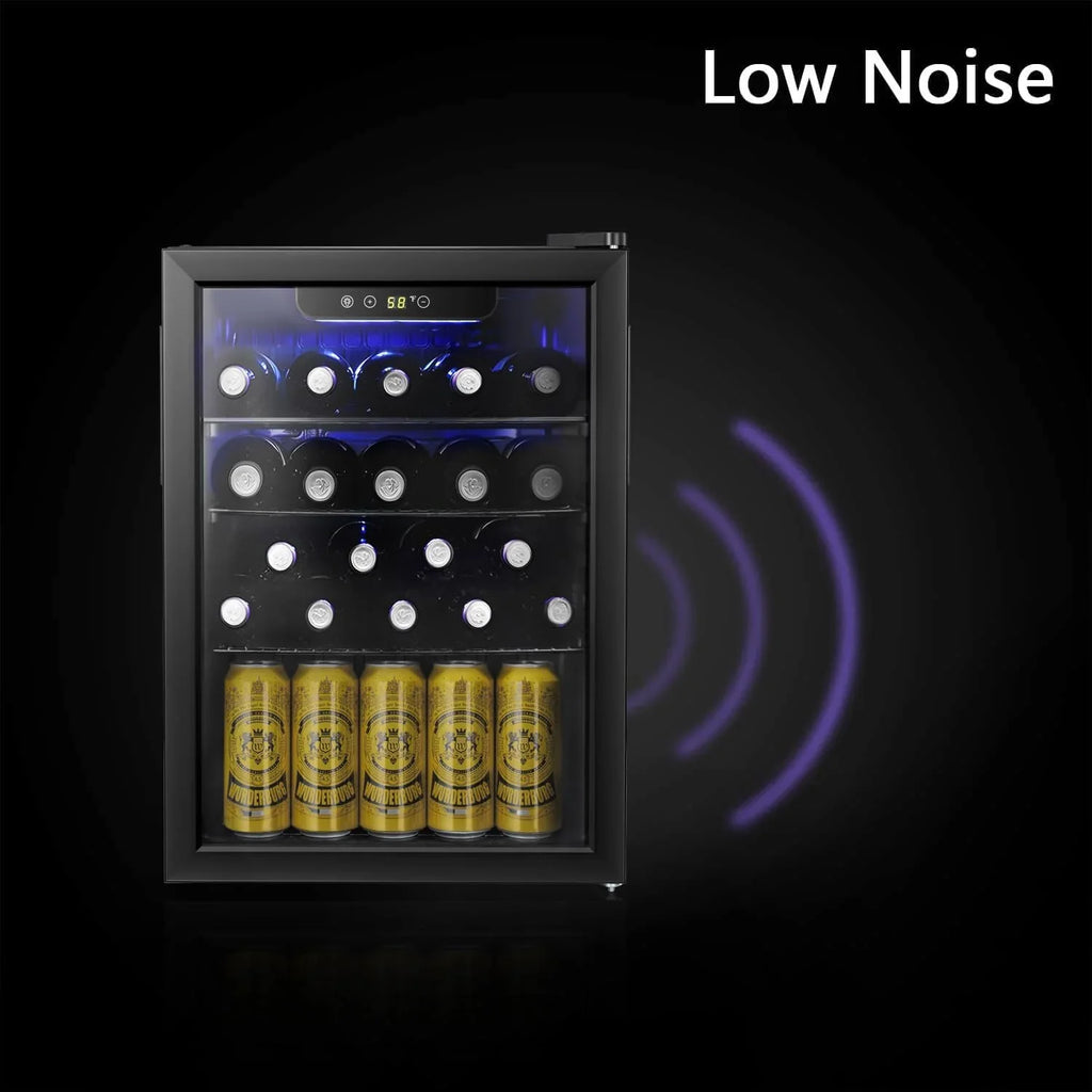 Refroidisseur à vin Antarctic Star 26 bouteilles 130 canettes Réfrigérateur à boissons Mini refroidisseur à vin