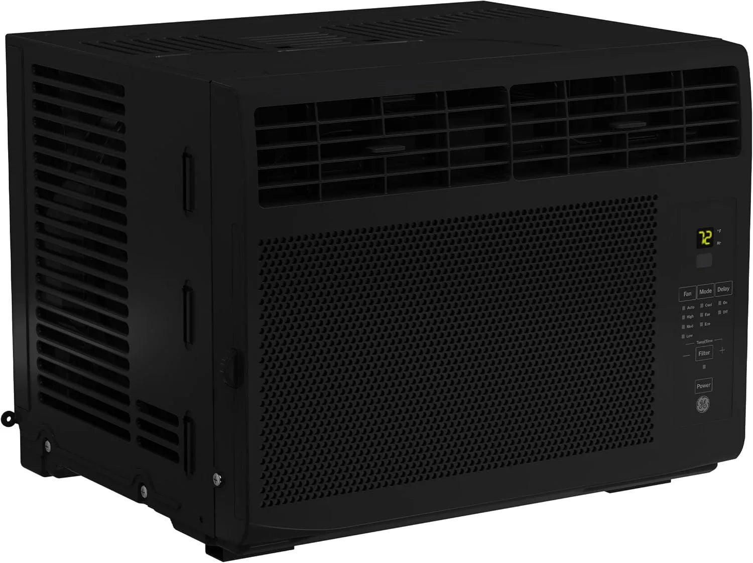 Climatiseur de fenêtre GE, 6 000 BTU, pour petites pièces jusqu'à 250 pieds carrés, avec ventilateur réglable et réglages de refroidissement