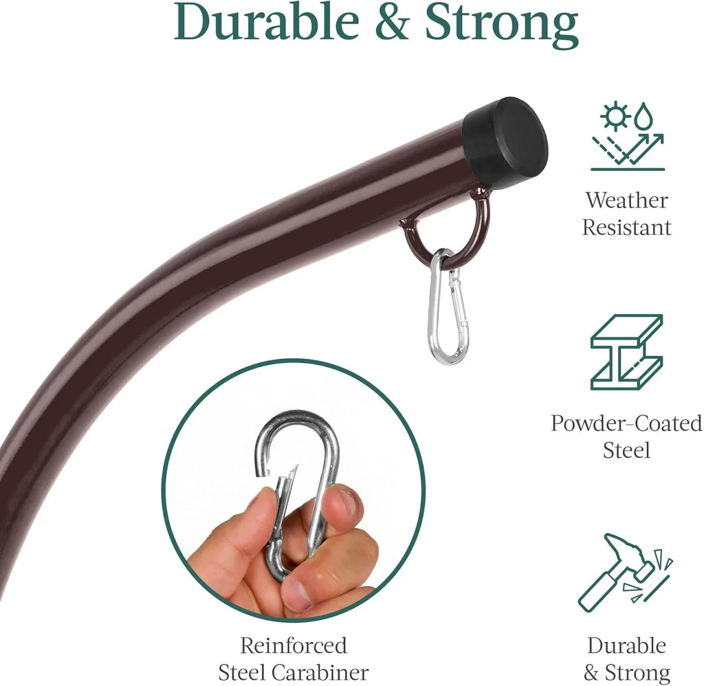 Support en C pour hamac en métal Best Choice Products