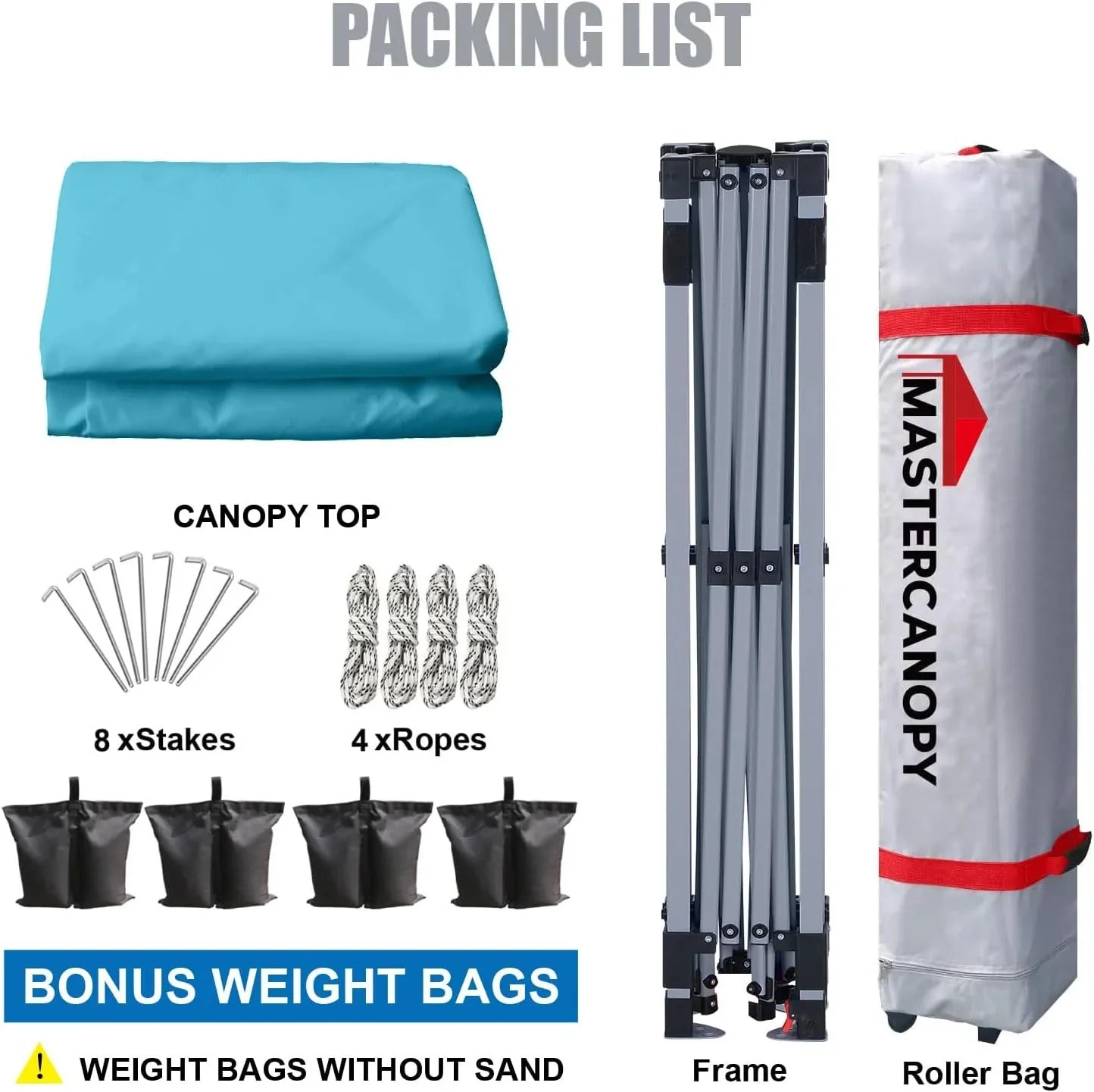 Tente pop-up robuste avec sac à roulettes (10 x 10, noir)