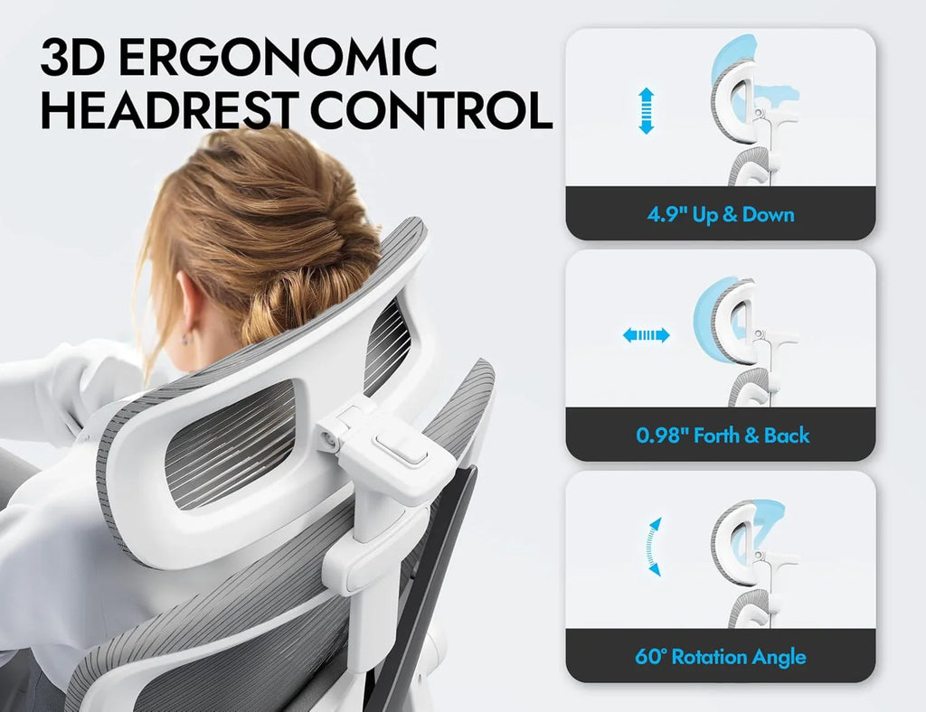 Bureau et chaise d'ordinateur de bureau, chaise de jeu, avec support lombaire et appui-tête