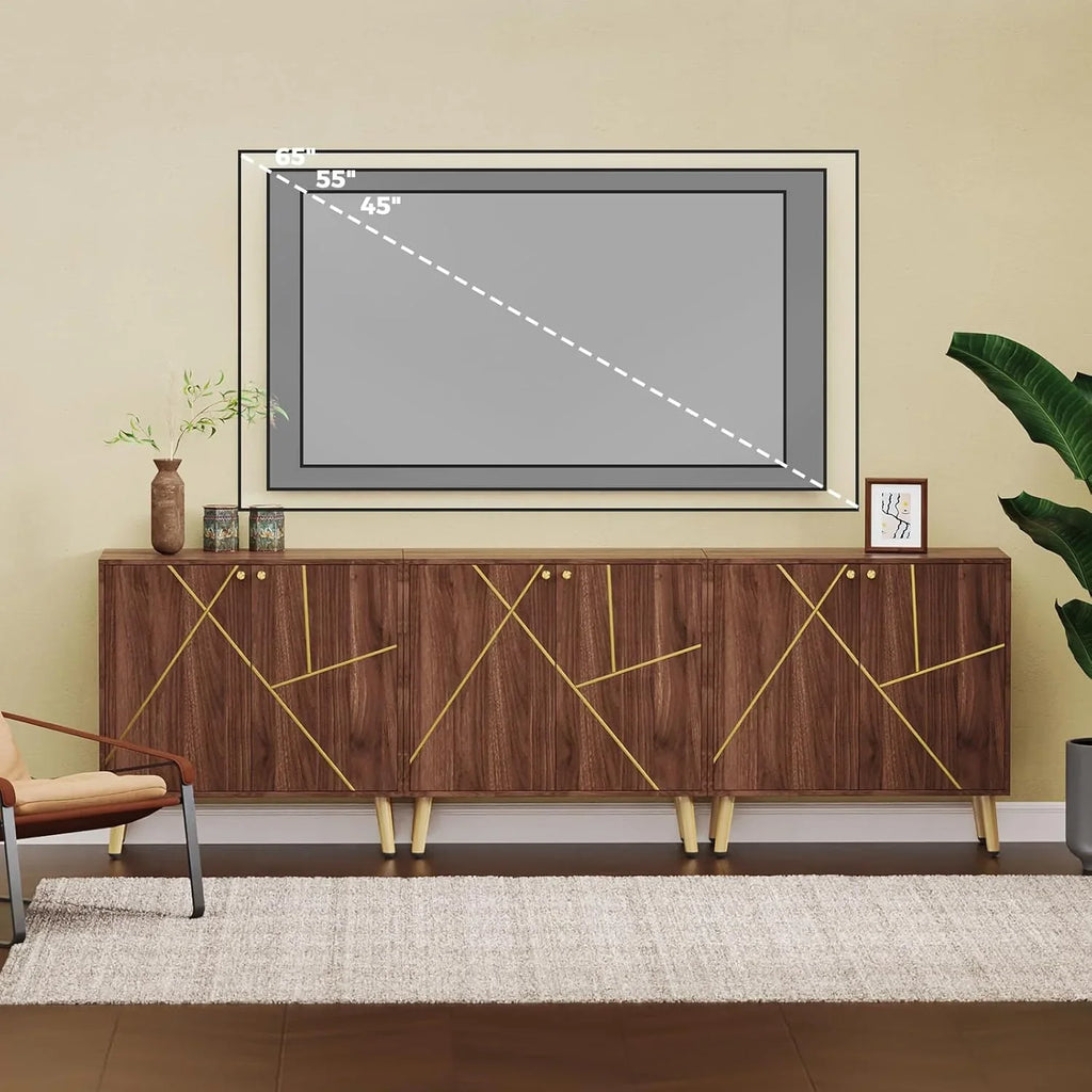 Meuble indépendant en bois noir pour salon, chambre, salle à manger et couloir