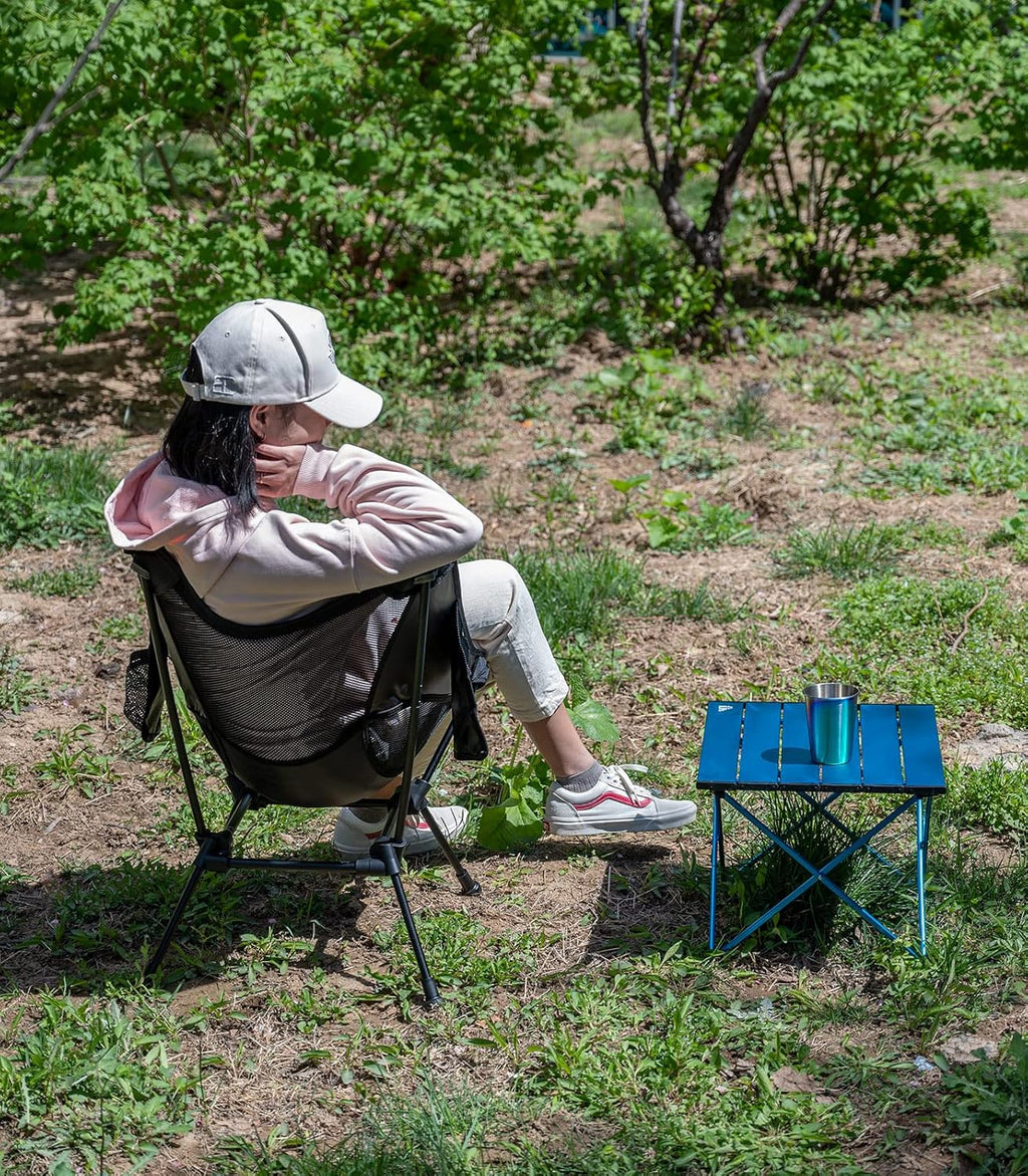 Chaise de plage pliante de camping compacte et ultralégère