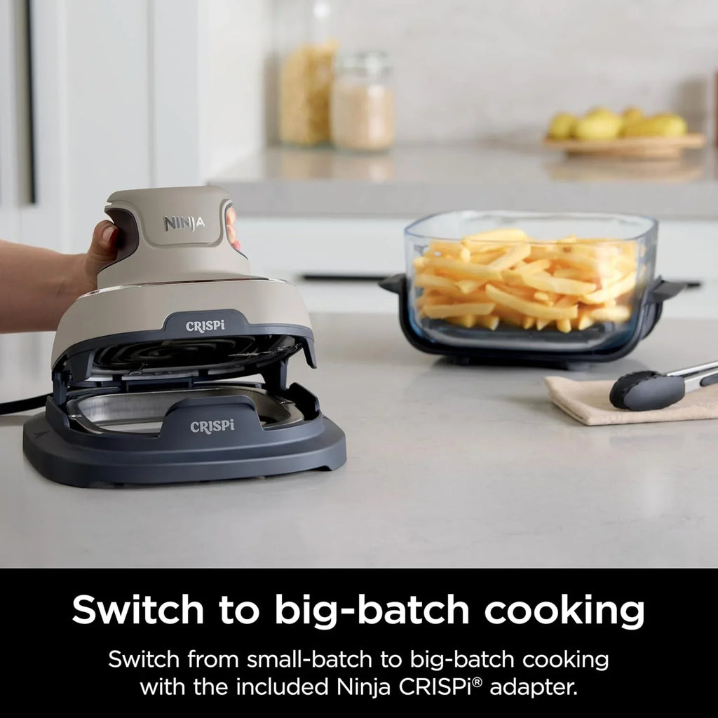 Ninja Crispi Friteuse à air portative en verre 4-en-1