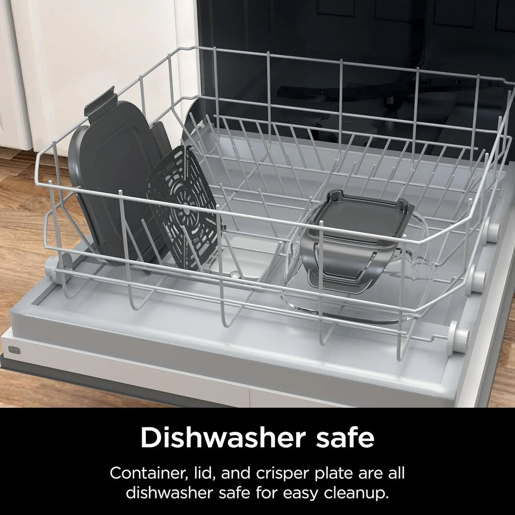 Ninja Crispi Friteuse à air portative en verre 4-en-1