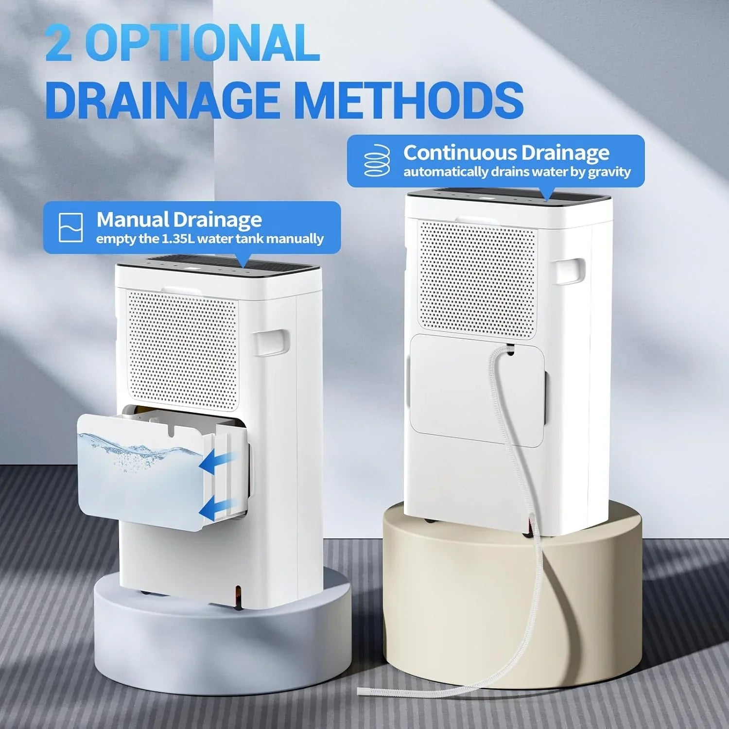 Déshumidificateur de sous-sol AIRPLUS de 1 500 pi², puissant déshumidificateur de 30 pintes