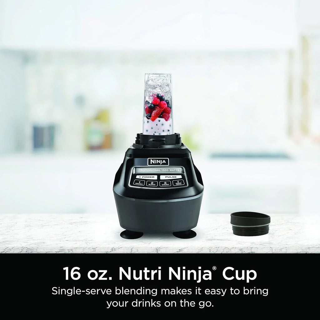Système de cuisine Ninja Mega, 1 500 W, mixeur pleine grandeur de 2 040 ml et robot culinaire de 2 tasses