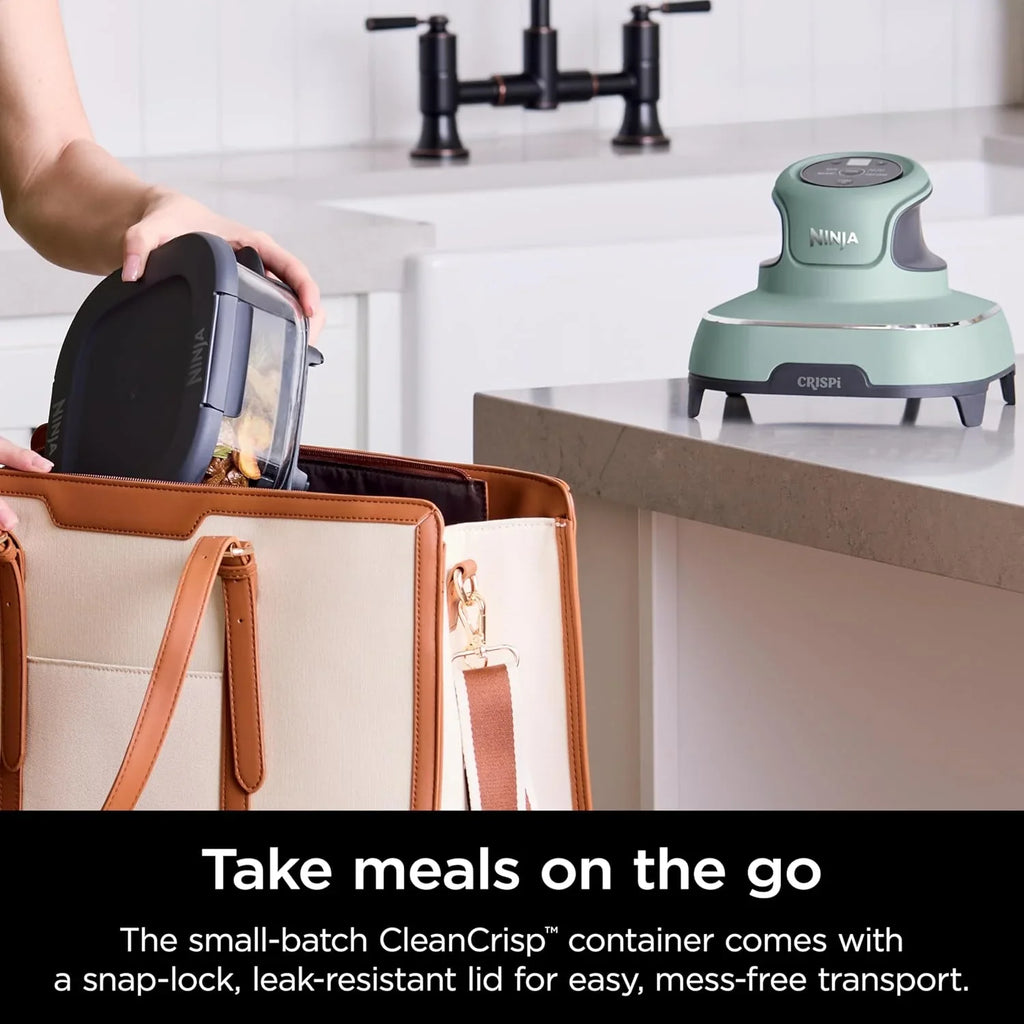 Ninja Crispi Friteuse à air portative en verre 4-en-1