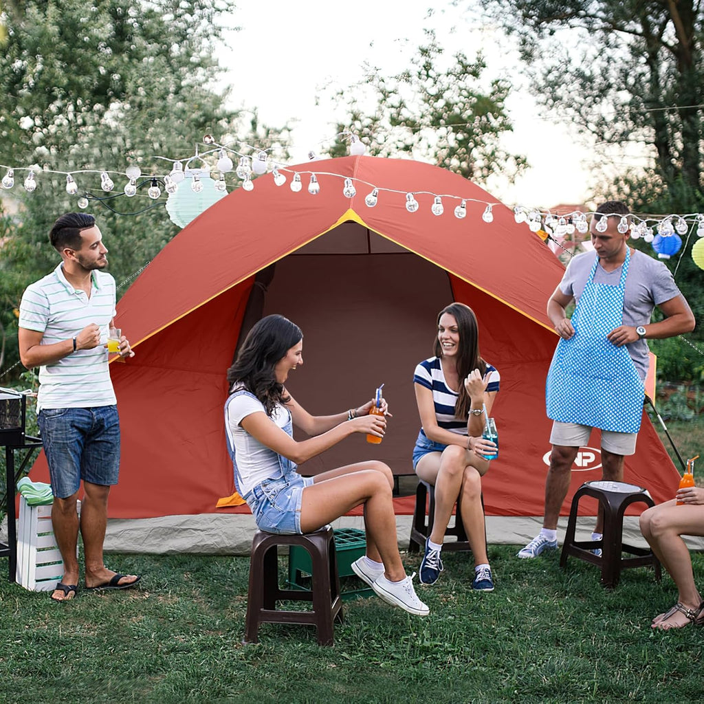 Tente de camping dôme 2/3/4/6 personnes, portable, pour l'extérieur et la randonnée, plage