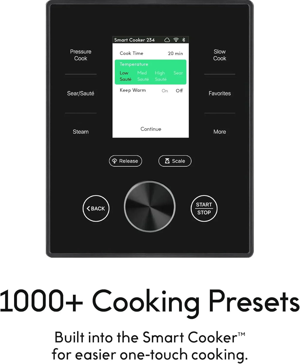 Autocuiseur intelligent CHEF iQ avec Wi-Fi et balance intégrée - Cuiseur à riz multicuiseur 10 en 1 facile à utiliser, mijoteuse, repas instantané pour les gourmets
