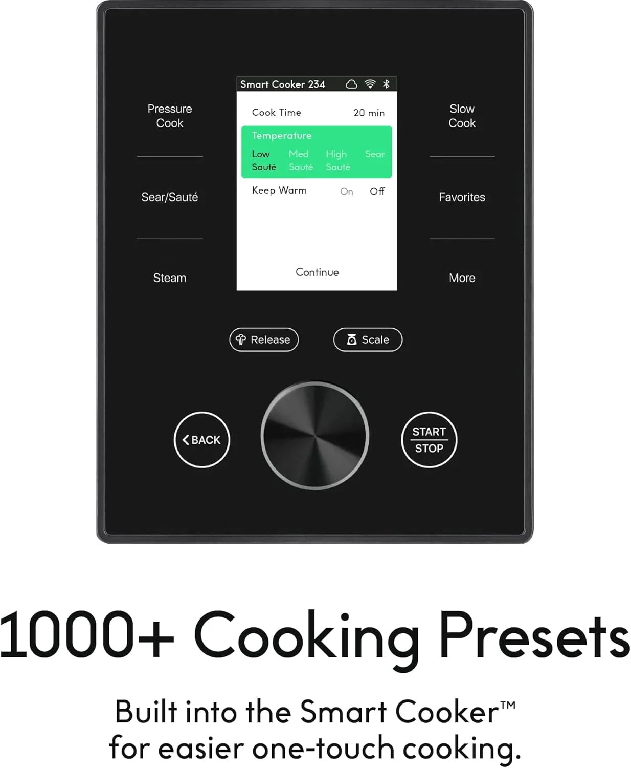 Autocuiseur intelligent CHEF iQ avec Wi-Fi et balance intégrée - Cuiseur à riz multicuiseur 10 en 1 facile à utiliser, mijoteuse, repas instantané pour les gourmets