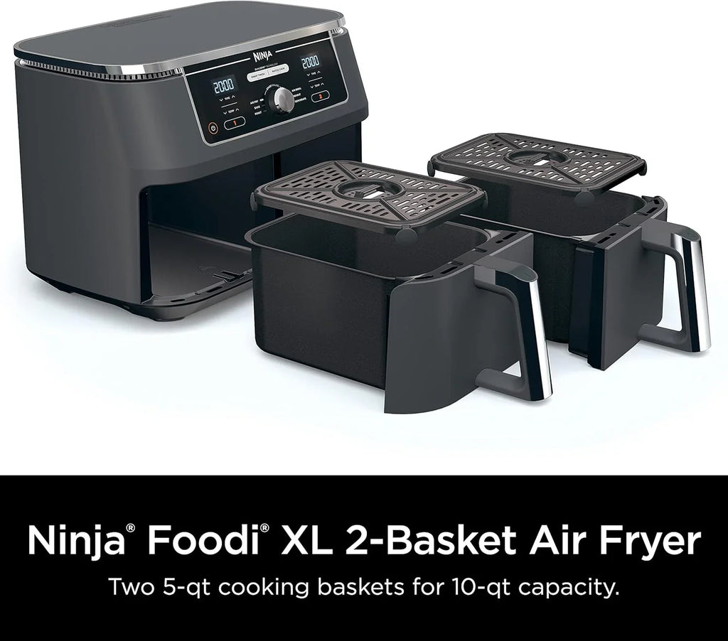 Friteuse à air 6 en 1 Ninja Foodi avec MegaZone de 7 pintes et séparateur de panier